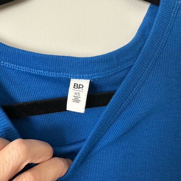 BP Blue Ruffle Sleeve Dress, size XS - Picture 2 of 2